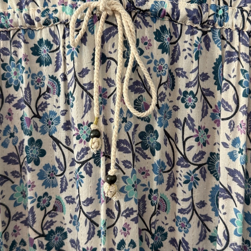 Spell Dahlia Midi Dress Dusty Blue Size Medium - Picture 7 of 16